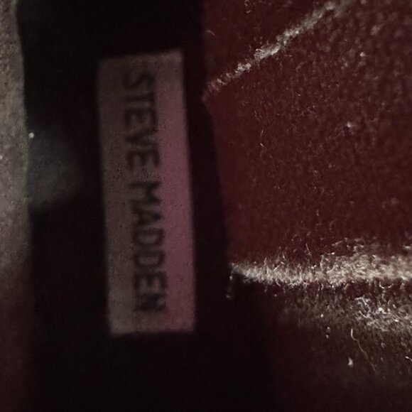 Steve Madden Sz 10 Womens SHARK high top platform sneakers, black studded - Picture 10 of 10